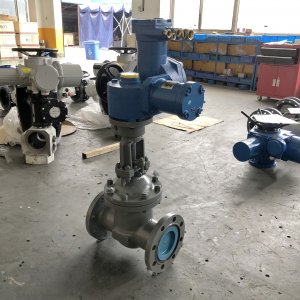 礦用電動閥門MKZ941H-40 DN150防爆（礦山、冶